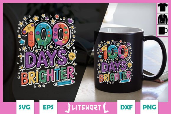 100 Days of School Girl Kindergarten SVG Review
