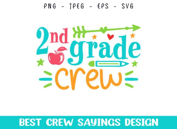 2nd Grade School Crew SVG: A Stitch Test