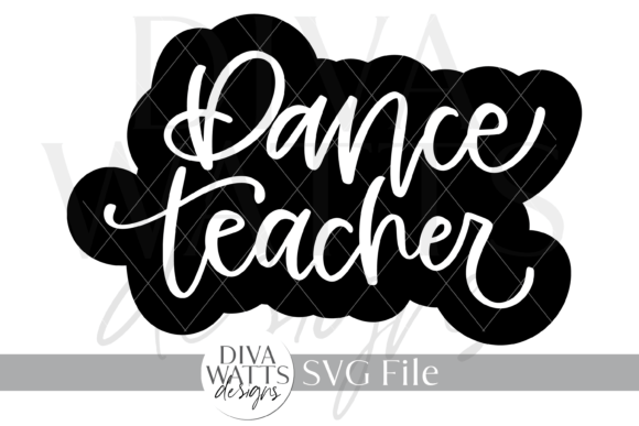 Dance Teacher Art Illustration SVG Review