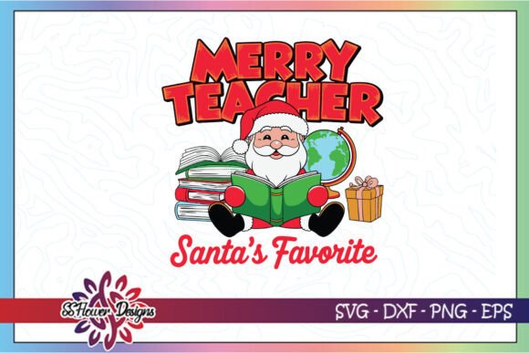 Favorite Teacher Groovy Christmas SVG Review