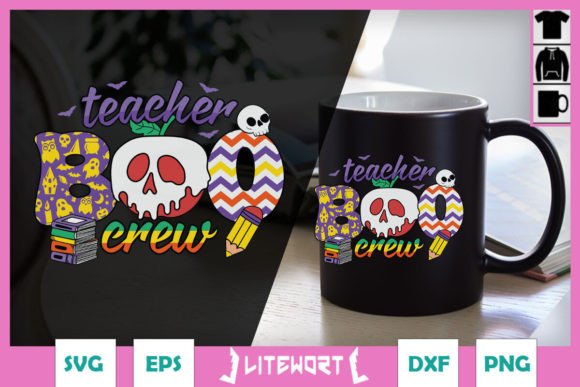 Halloween Teacher Boo Crew SVG: A Spooky Delight