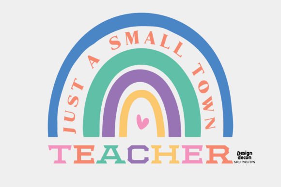 Just a Small Town Teacher Retro Boho SVG Review