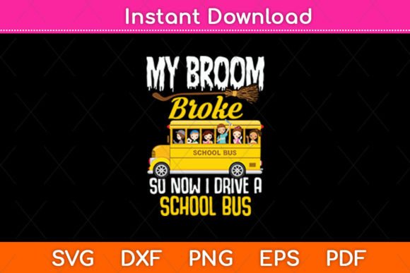 My Broom Broke Halloween Witch School