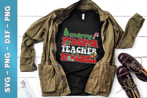 Review: Merry Teacher Xmas Retro SVG