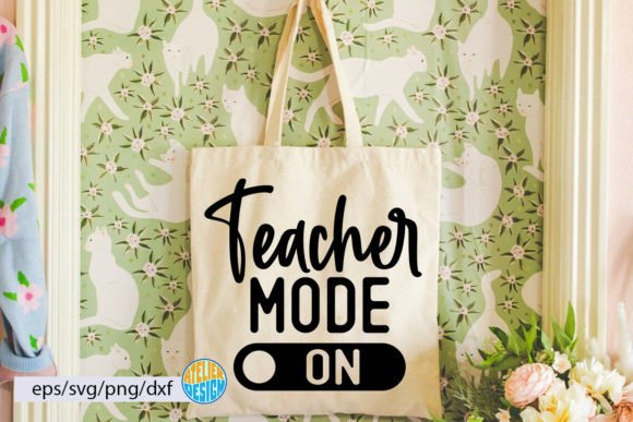 Teacher Mode On SVG Tote Bag: An Embroidery Review