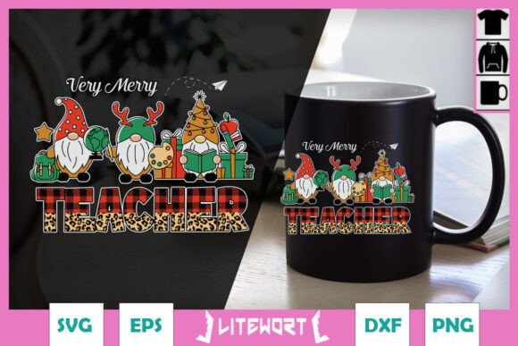 Very Merry Teacher Christmas Gnomes SVG Review